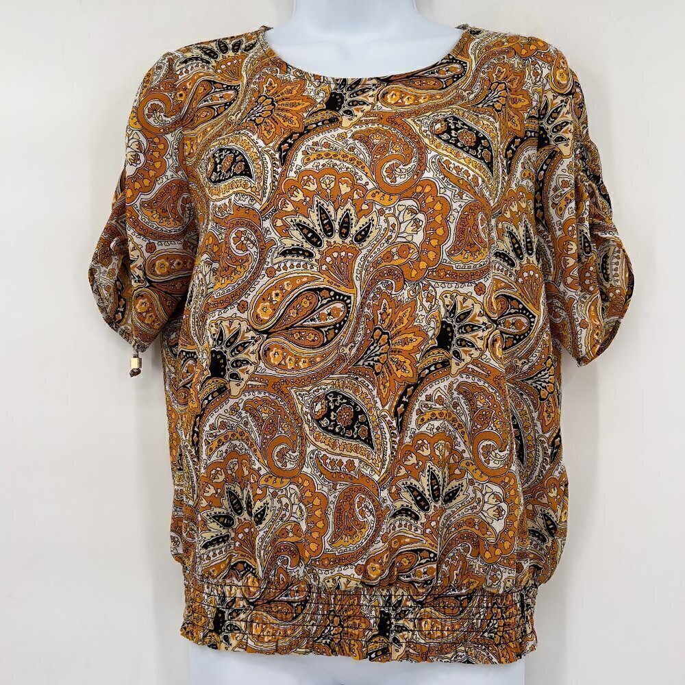 Michael Michael Kors Paisley Floral Print Blouse